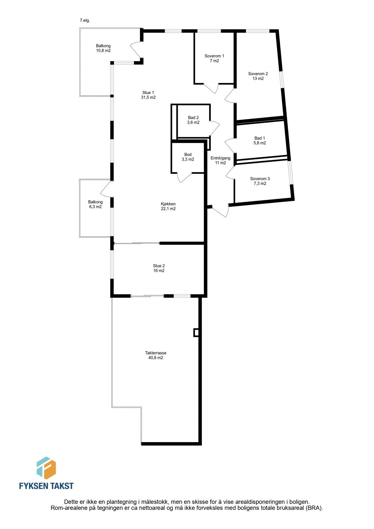 Ta en titt på planskissen og gjør deg kjent med romfordelingen! Skulle ikke oppsatt visningstidspunkt passe? Ta kontakt på 941 60 434, så finner vi en løsning. Galleribilde