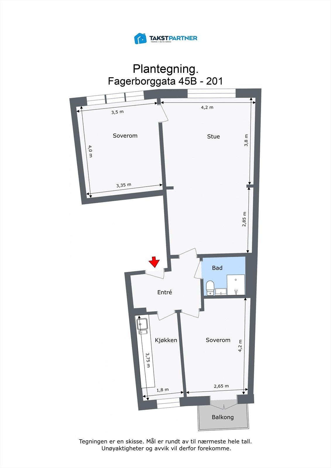 Plantegning Galleribilde