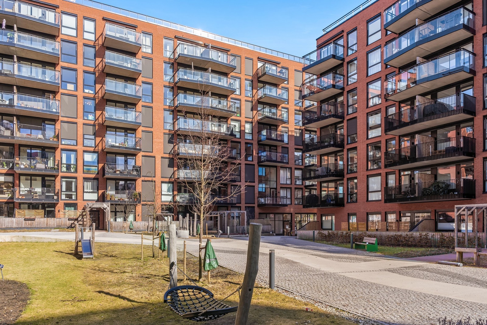 Veldrevet og hyggelig borettslag med 67 leiligheter. Galleribilde
