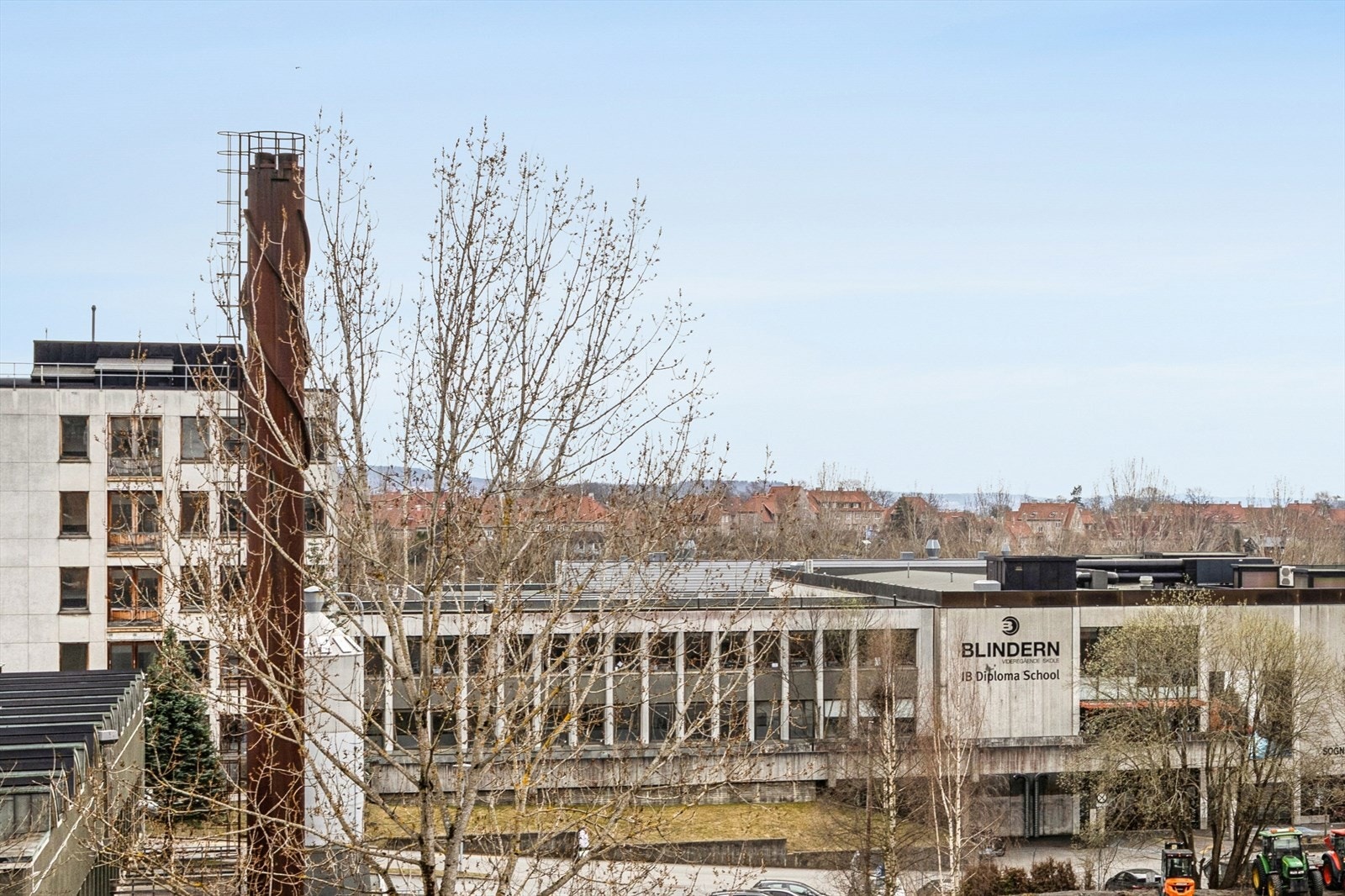 Utsikt fra terrassen. Galleribilde