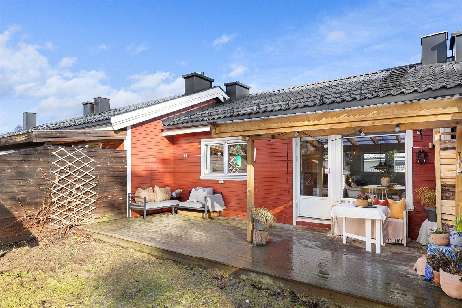 Velkommen til Trygve Strømbergs vei 36B, et innholdsrikt rekkehus med barnevennlige beliggenhet! Foto: Petter Tanum/TanumFoto Galleribilde