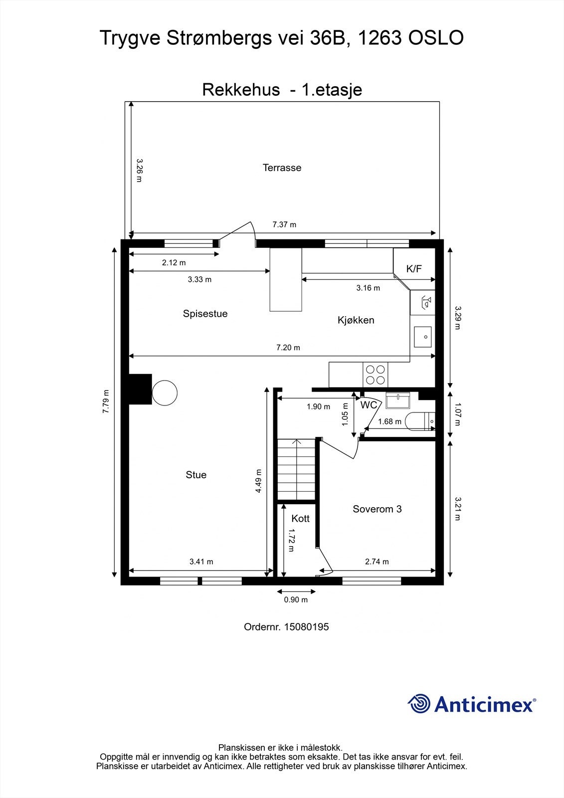 Plantegning 2. etasje Galleribilde