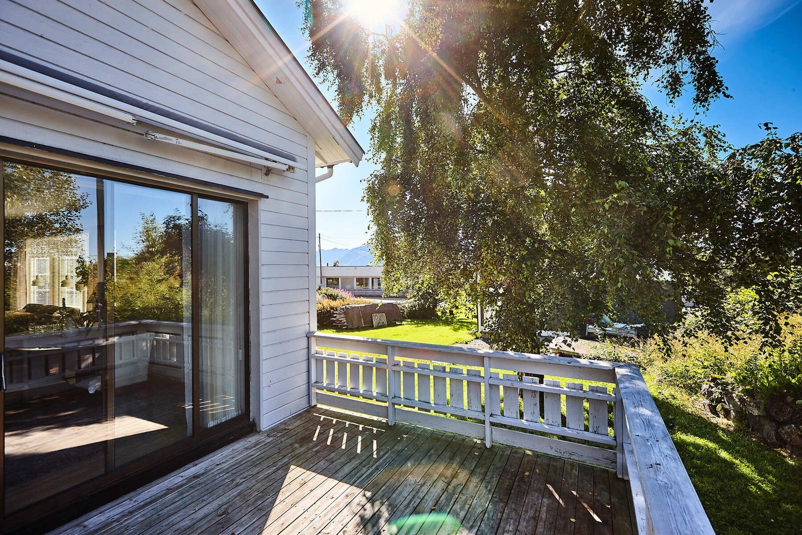 Veranda - perfekt for hygge og rolige stunder. Galleribilde