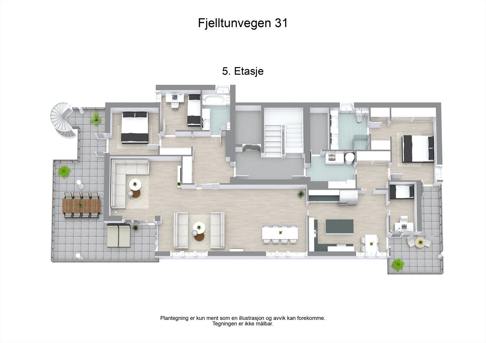 Plantegning. Galleribilde