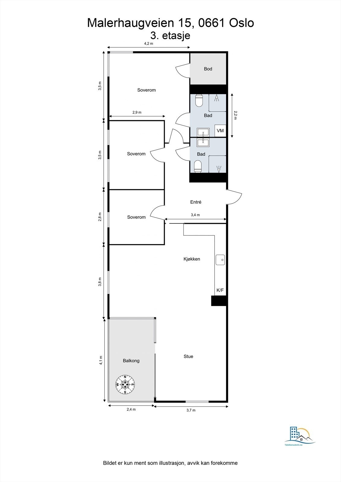 Plantegning Galleribilde