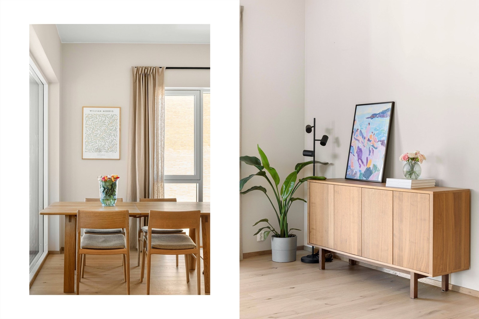 Den gode planløsningen gjør at stue/kjøkken kan innredes i flere soner. Galleribilde