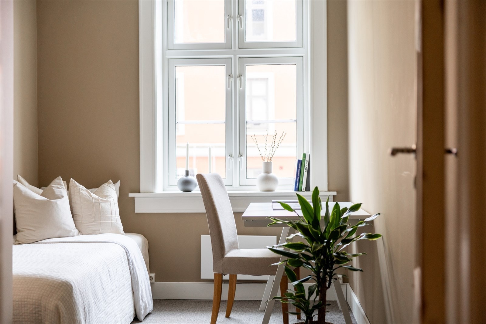 Soverommet egner seg også godt som eksempel barnerom, gjesterom eller kontor. Galleribilde