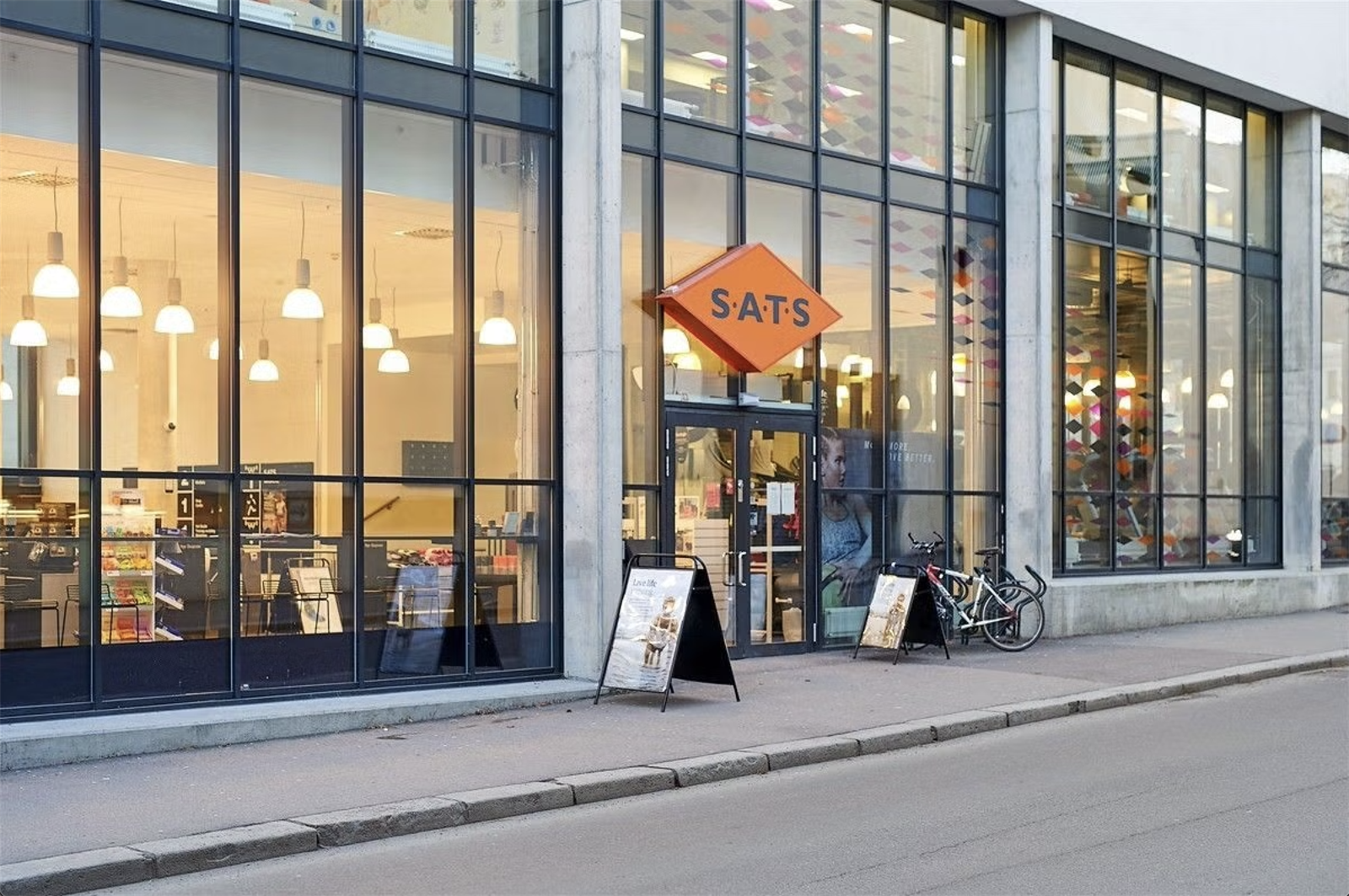 Sats Bislett. Galleribilde