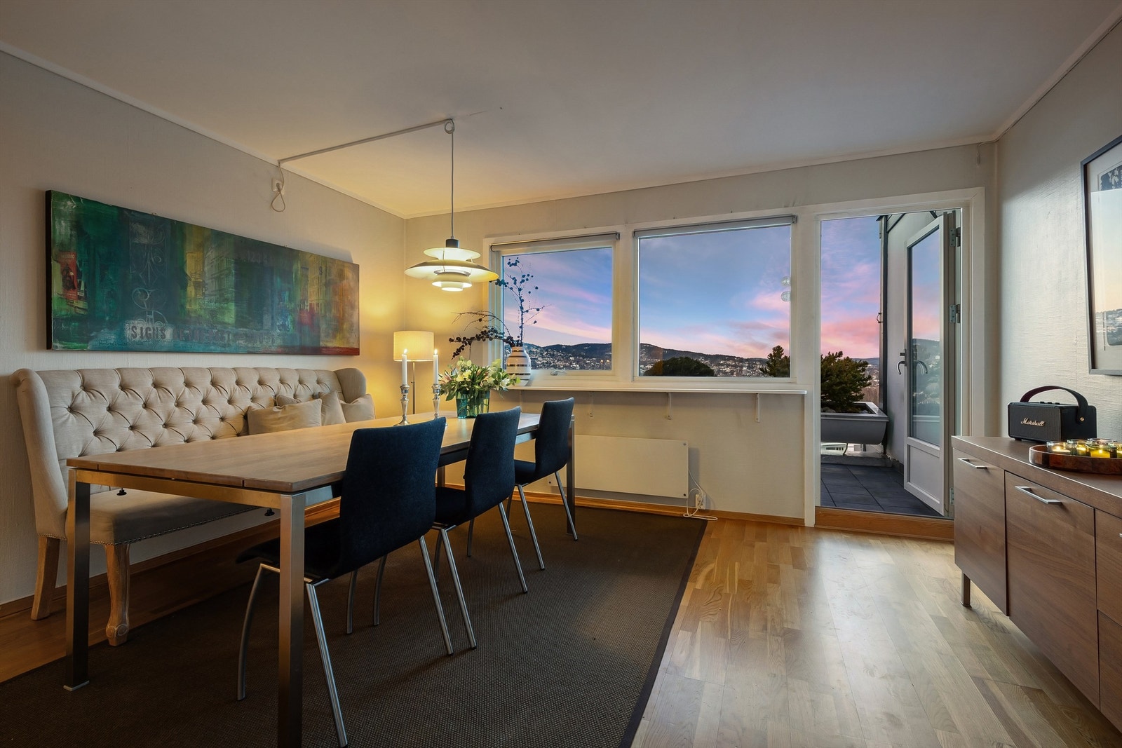 Her kan gode måltider nytes, både til hverdags og til fest Galleribilde