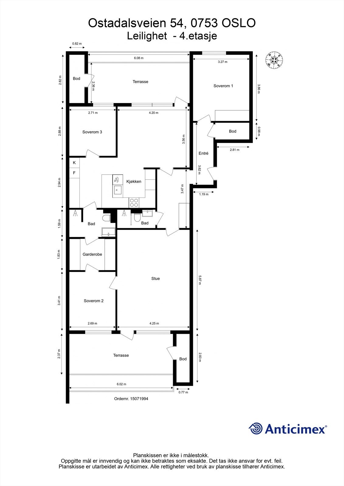 Plantegning Galleribilde