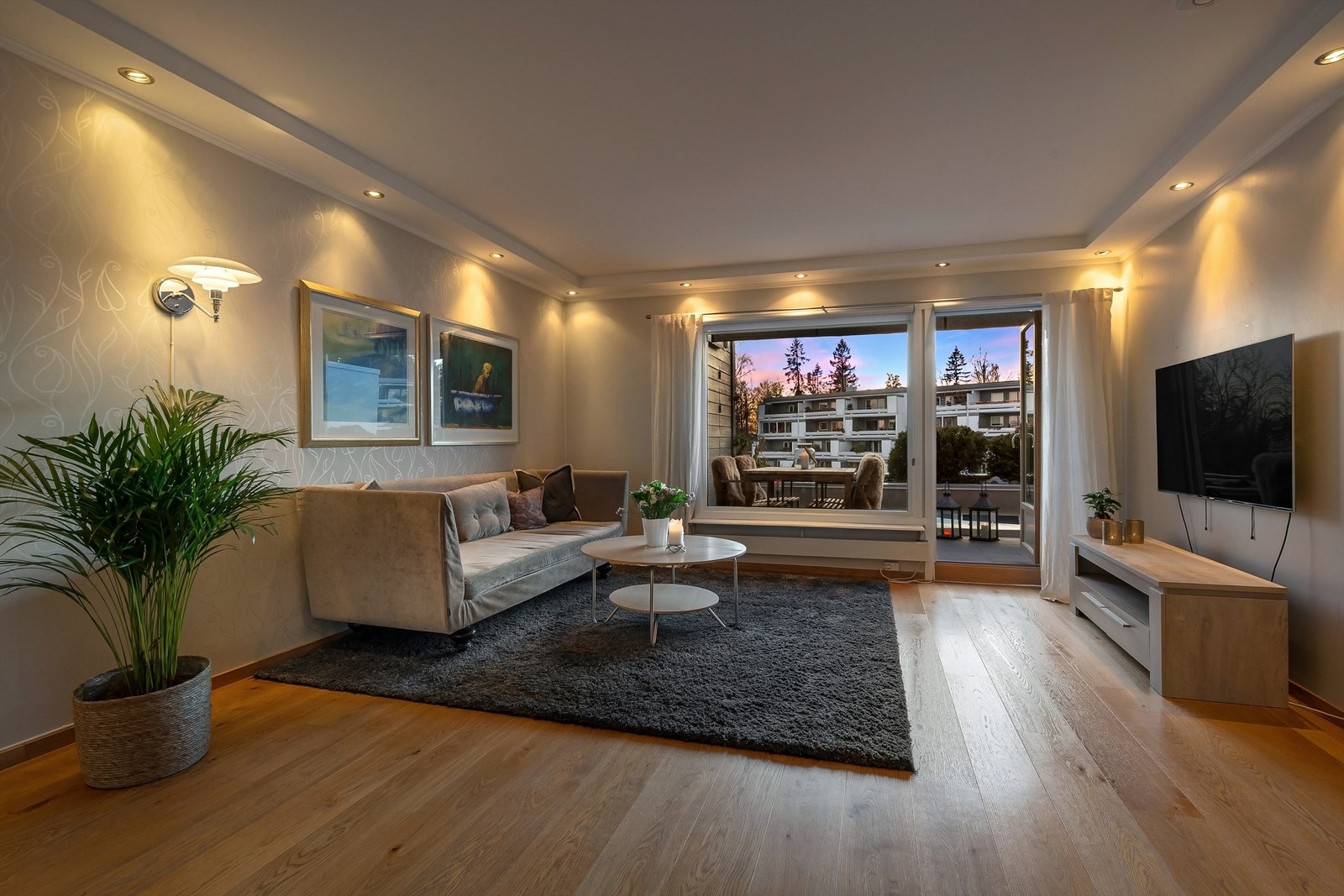 Leiligheten oppleves lys og luftig, og har gode kvaliteter Galleribilde