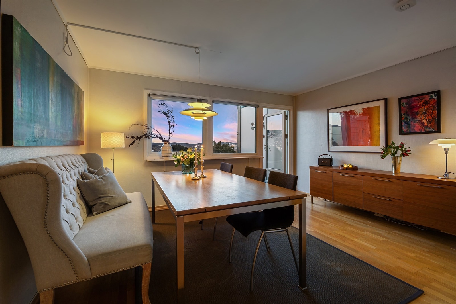 Leiligheten har en god, innholdsrik planløsning Galleribilde