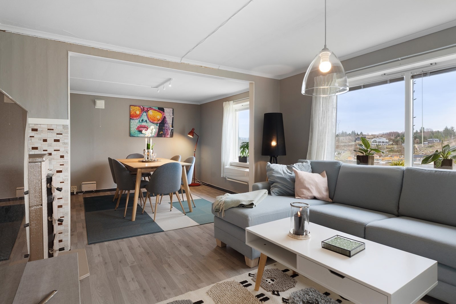 Fantastisk utsikt rett fra sofaen Galleribilde