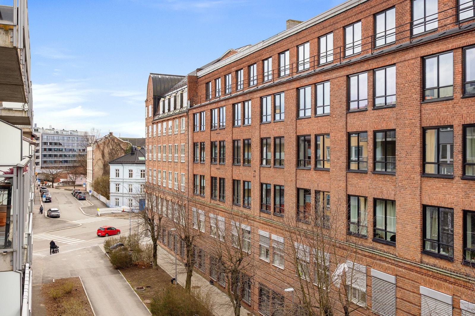 Utsikt fra balkongen Galleribilde