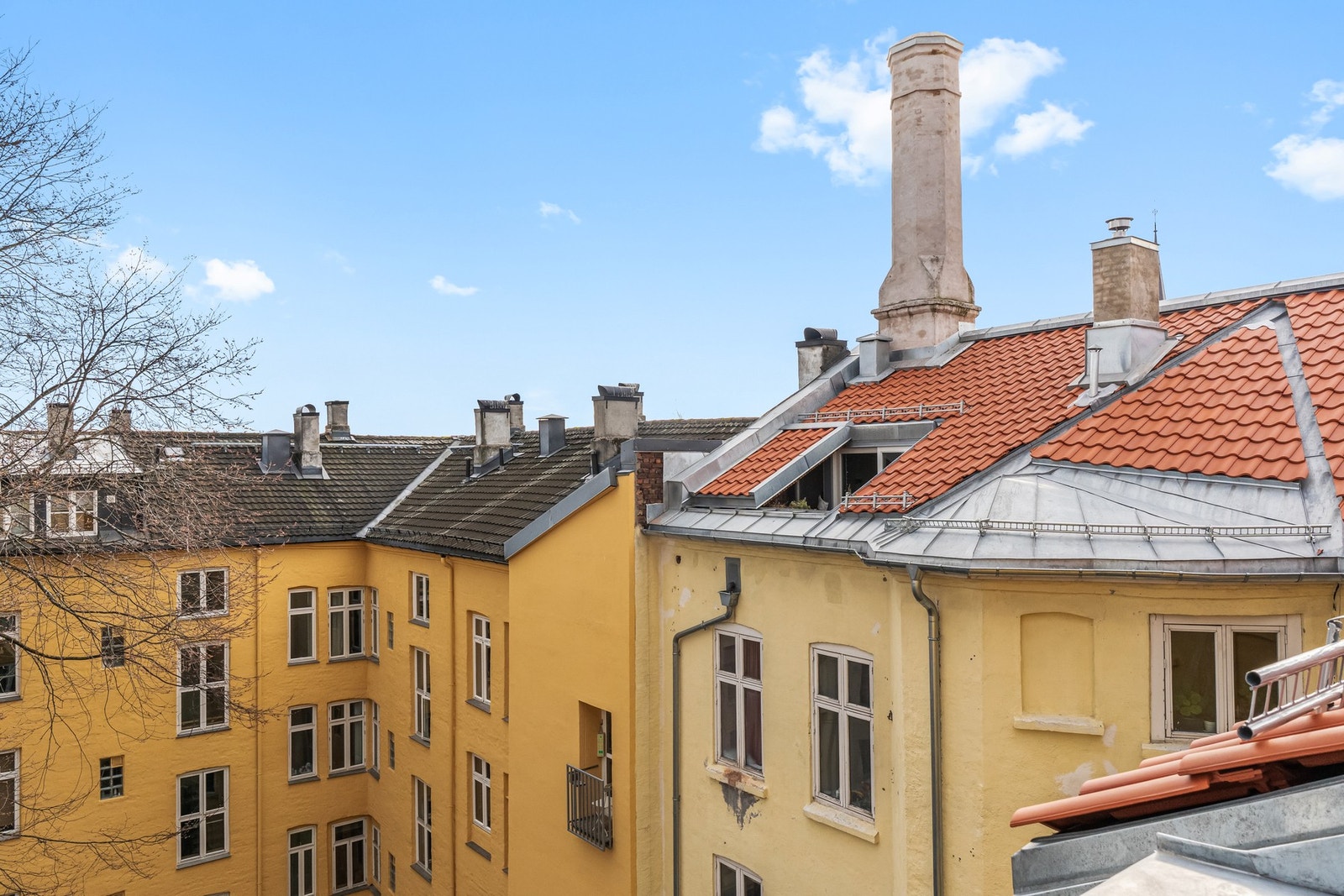 Trivelig utsyn fra takterrassen Galleribilde