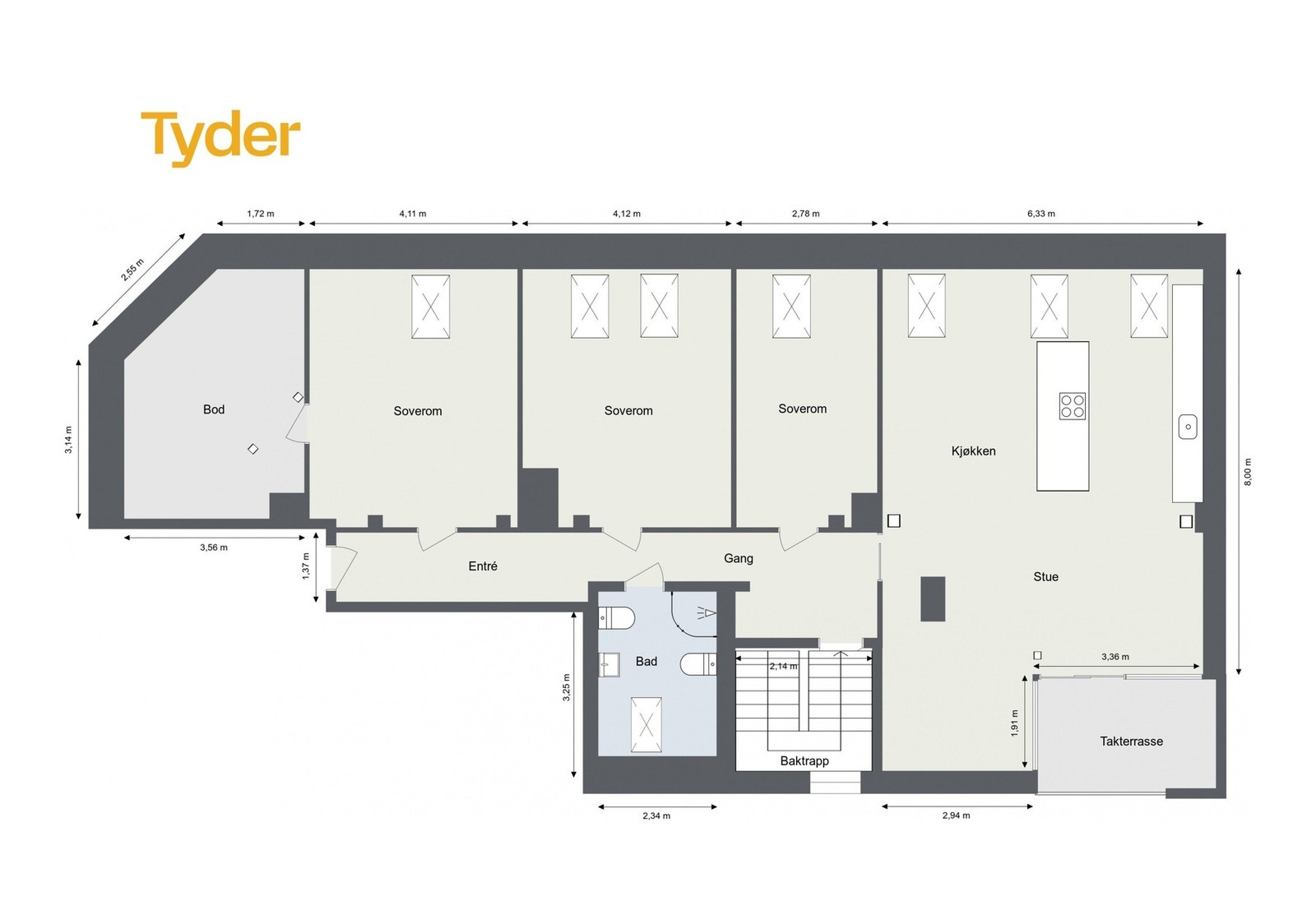 Plantegning Galleribilde