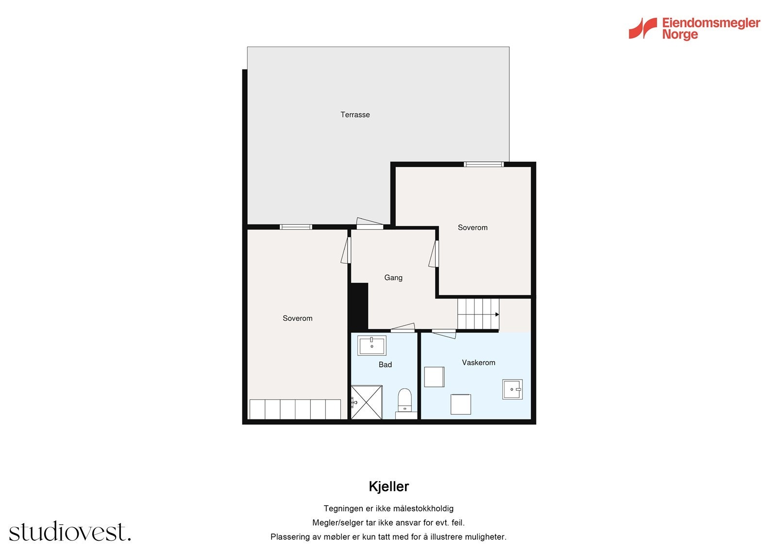 Plantegning underetg. Galleribilde