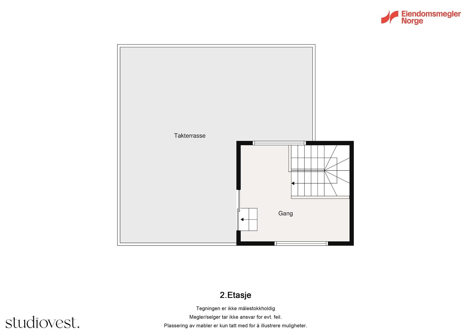 Plantegning 2.etg Galleribilde