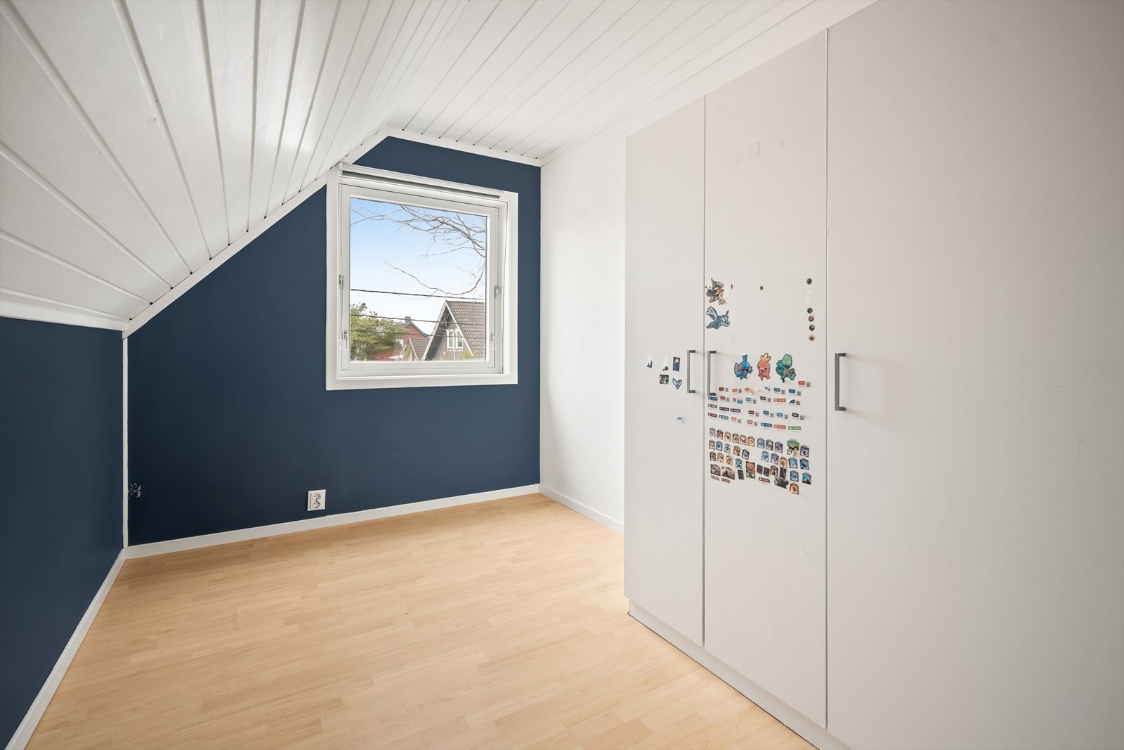 Soverom 3 har plass til seng og garderobe. Galleribilde