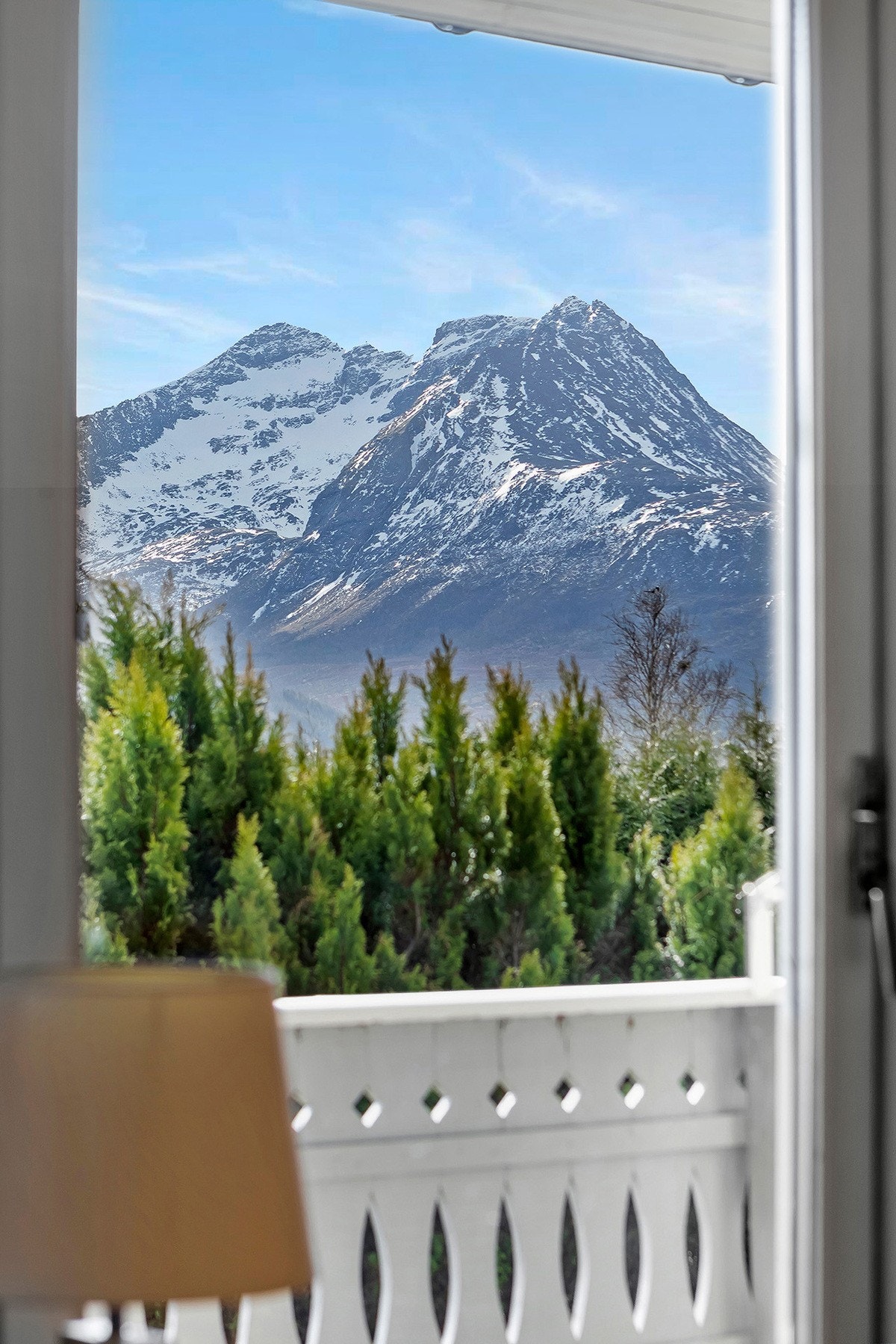 Utsikt fra veranda. Galleribilde