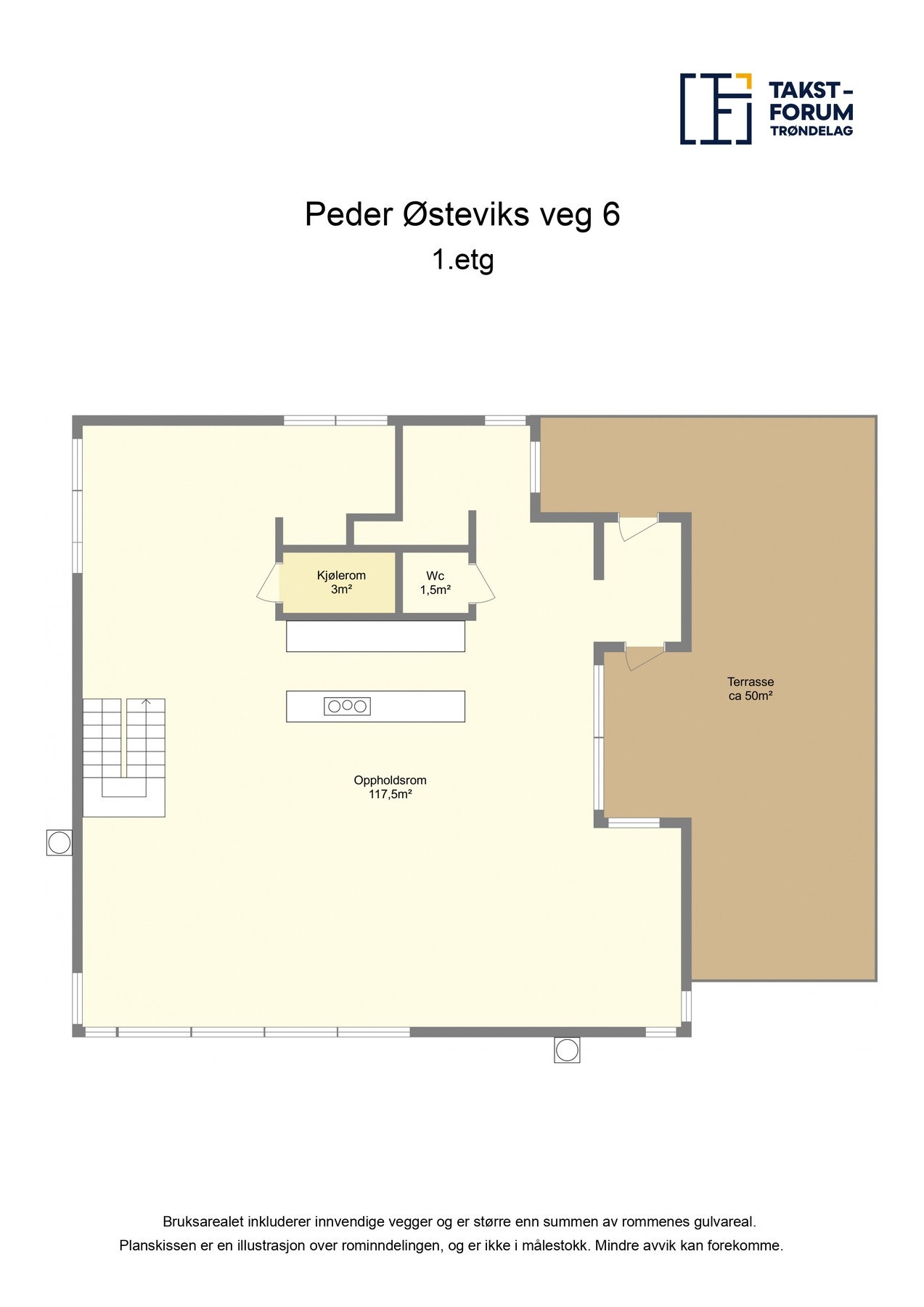 Planskisse 1.etasje Galleribilde
