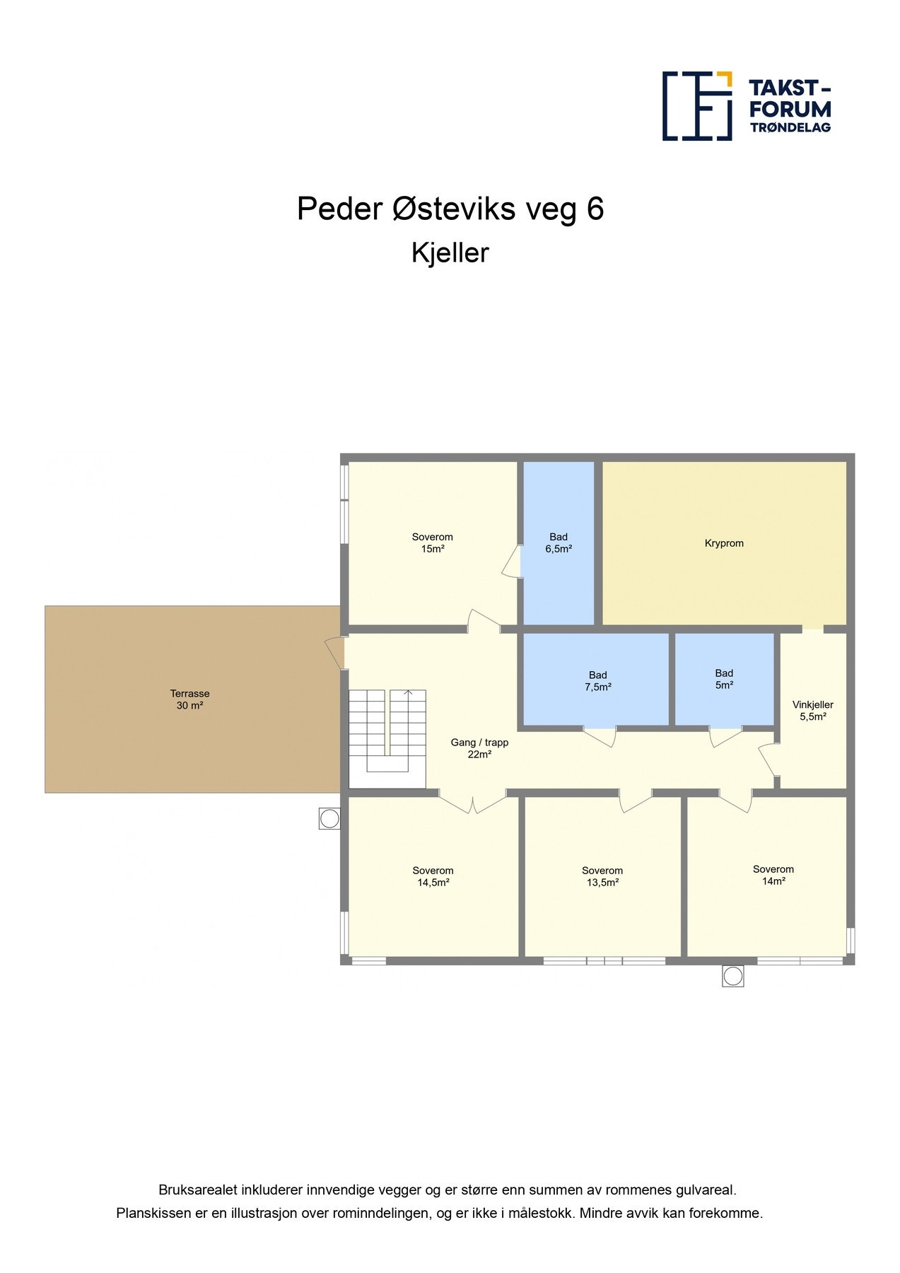 Planskisse sokkel Galleribilde