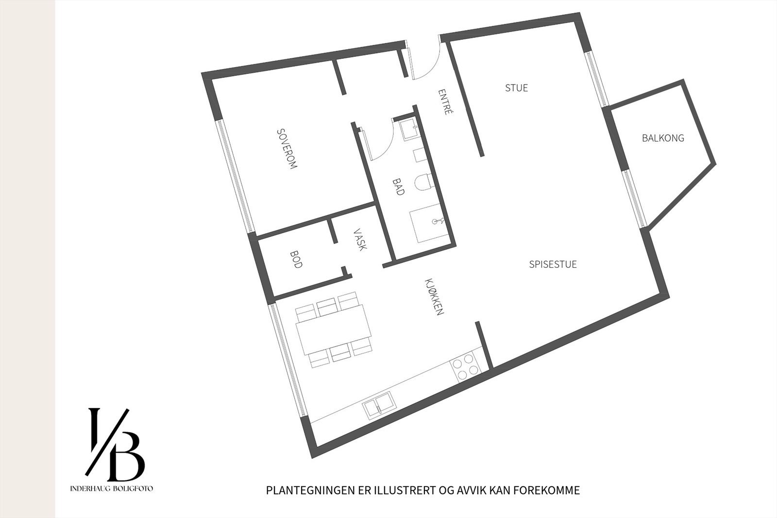 Leiligheten er på 81 m² ligger i 4. etasje, med adkomst ved bruk av heis og/eller trapp. Galleribilde