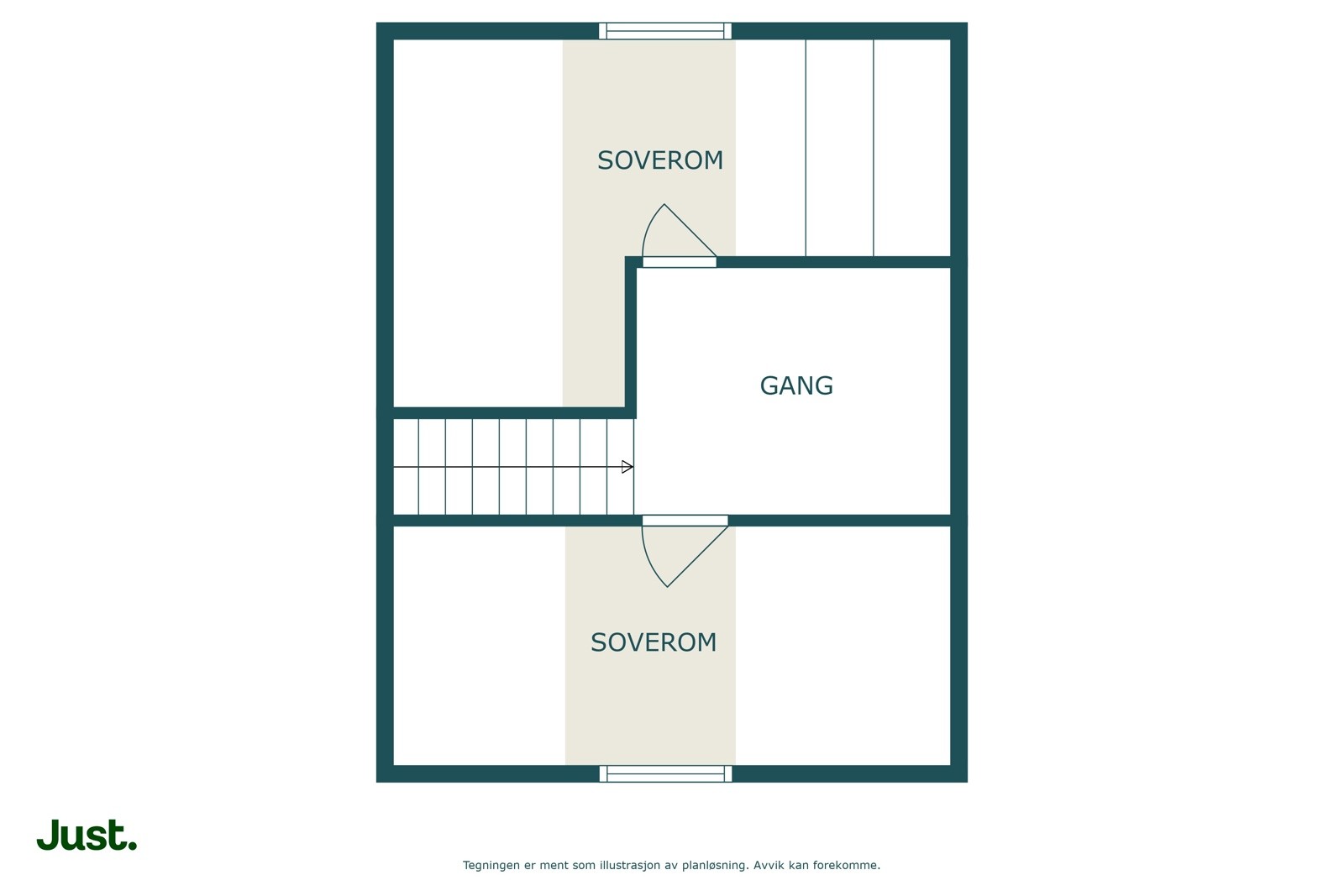 Planskisse 2. etasje.