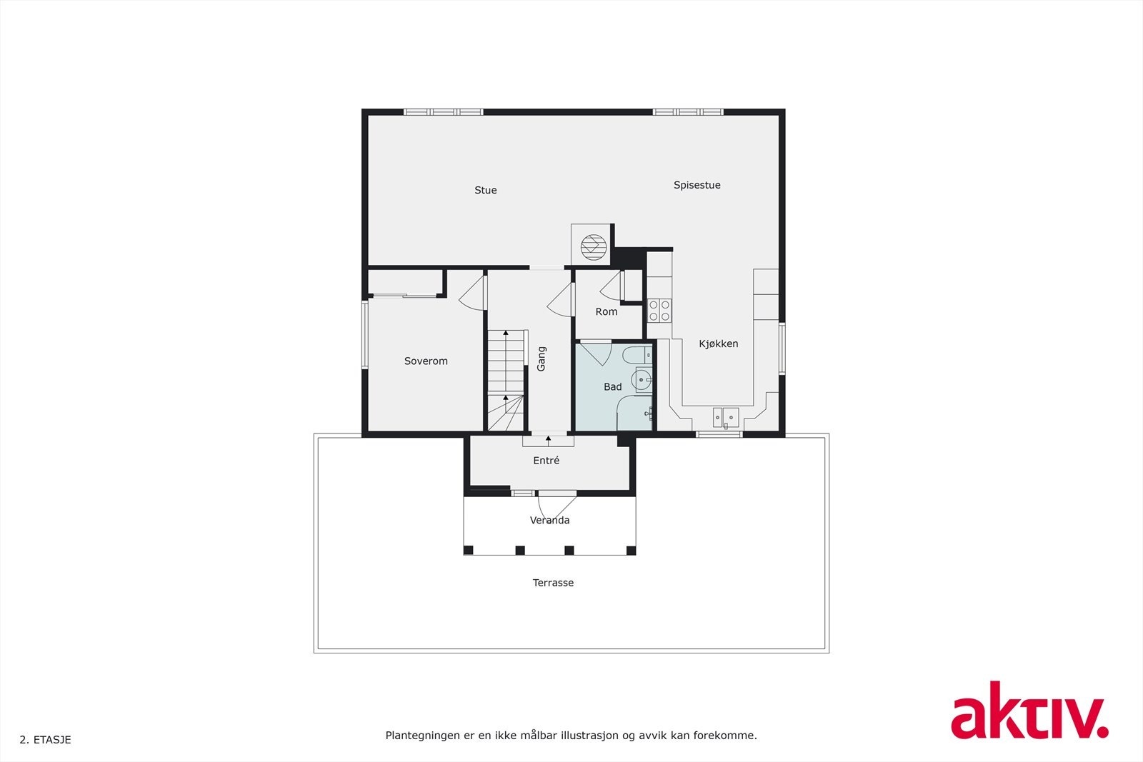 Plantegning 1. etasje. Galleribilde
