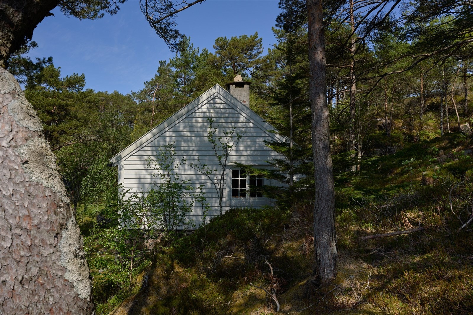 - Alle de syv bygningene ble tidligere kjøpt fra gårder i nærheten, demontert og deretter gjenoppbygd for hånd - Galleribilde