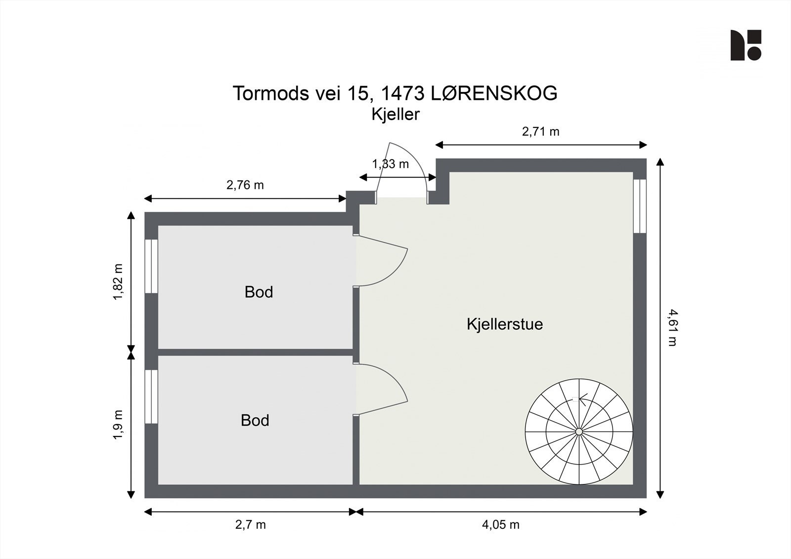 Plantegning - Kjeller Galleribilde