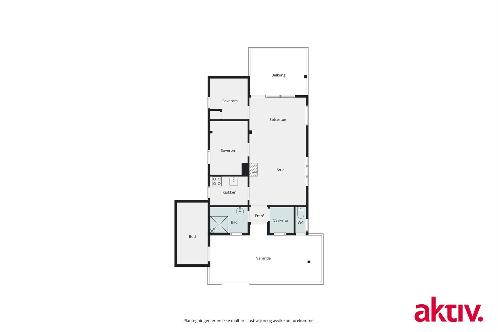 Plantegning Galleribilde