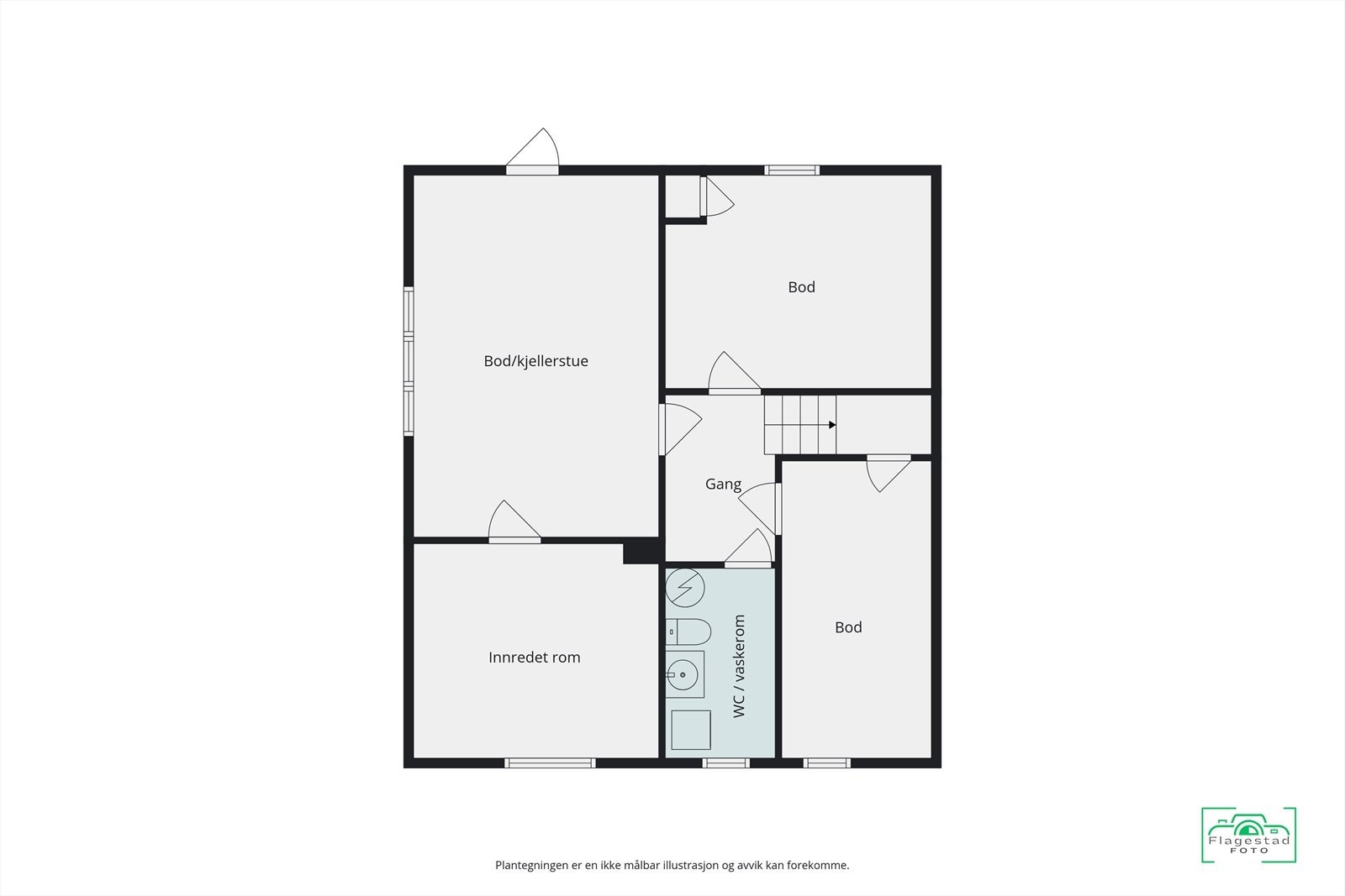 Plantegning Galleribilde