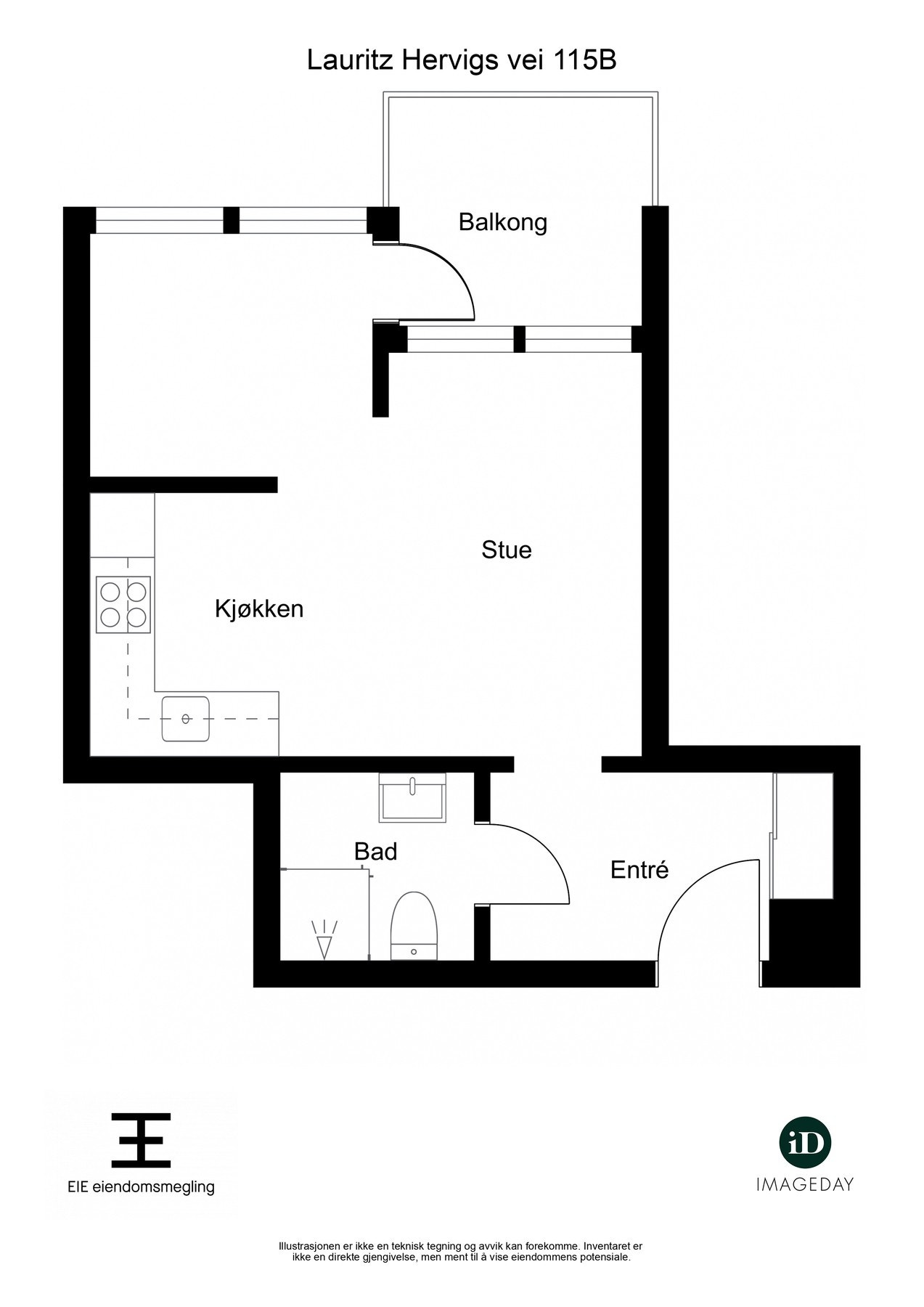 Plantegning Galleribilde