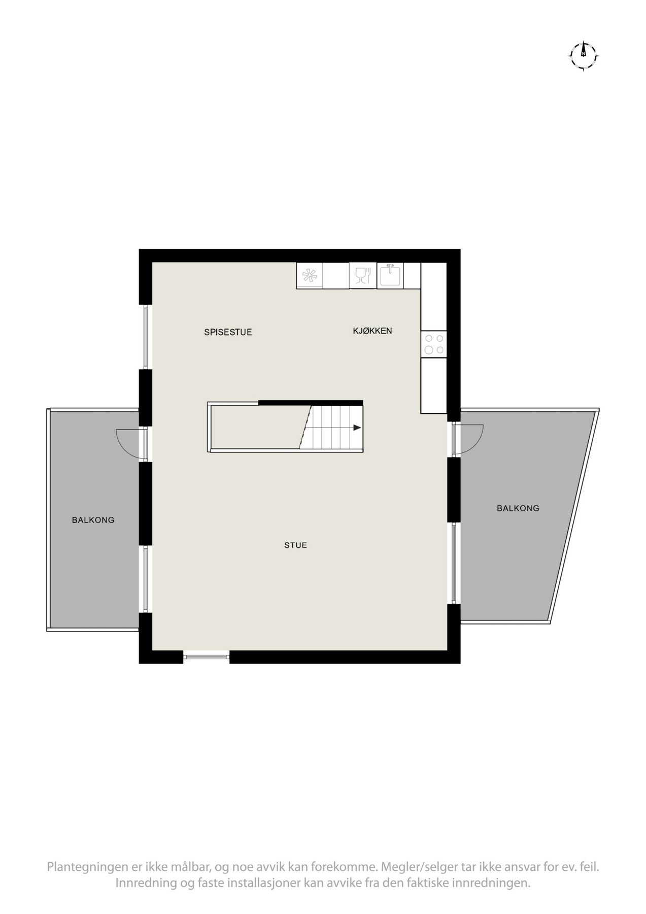 Plantegning 2. etasje Galleribilde