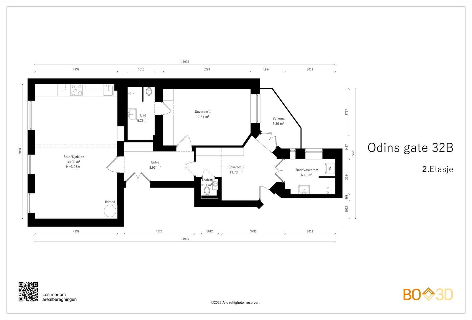 Plantegning Galleribilde