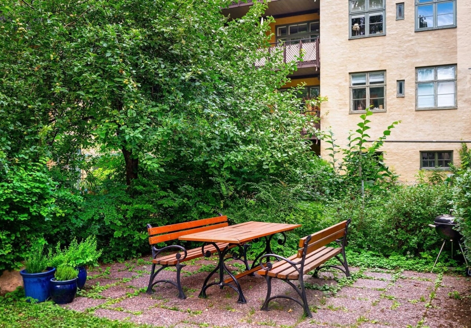 Fellesområder i bakgård Galleribilde