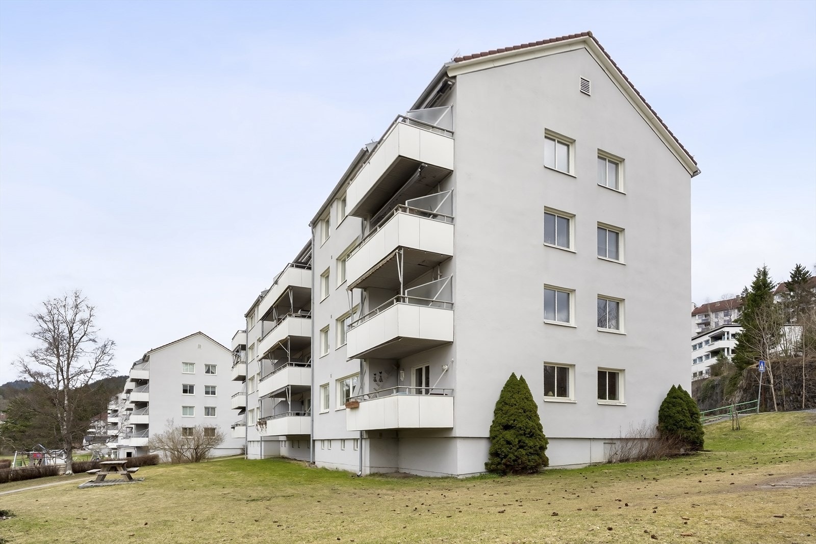 Utvendig fasade. Galleribilde