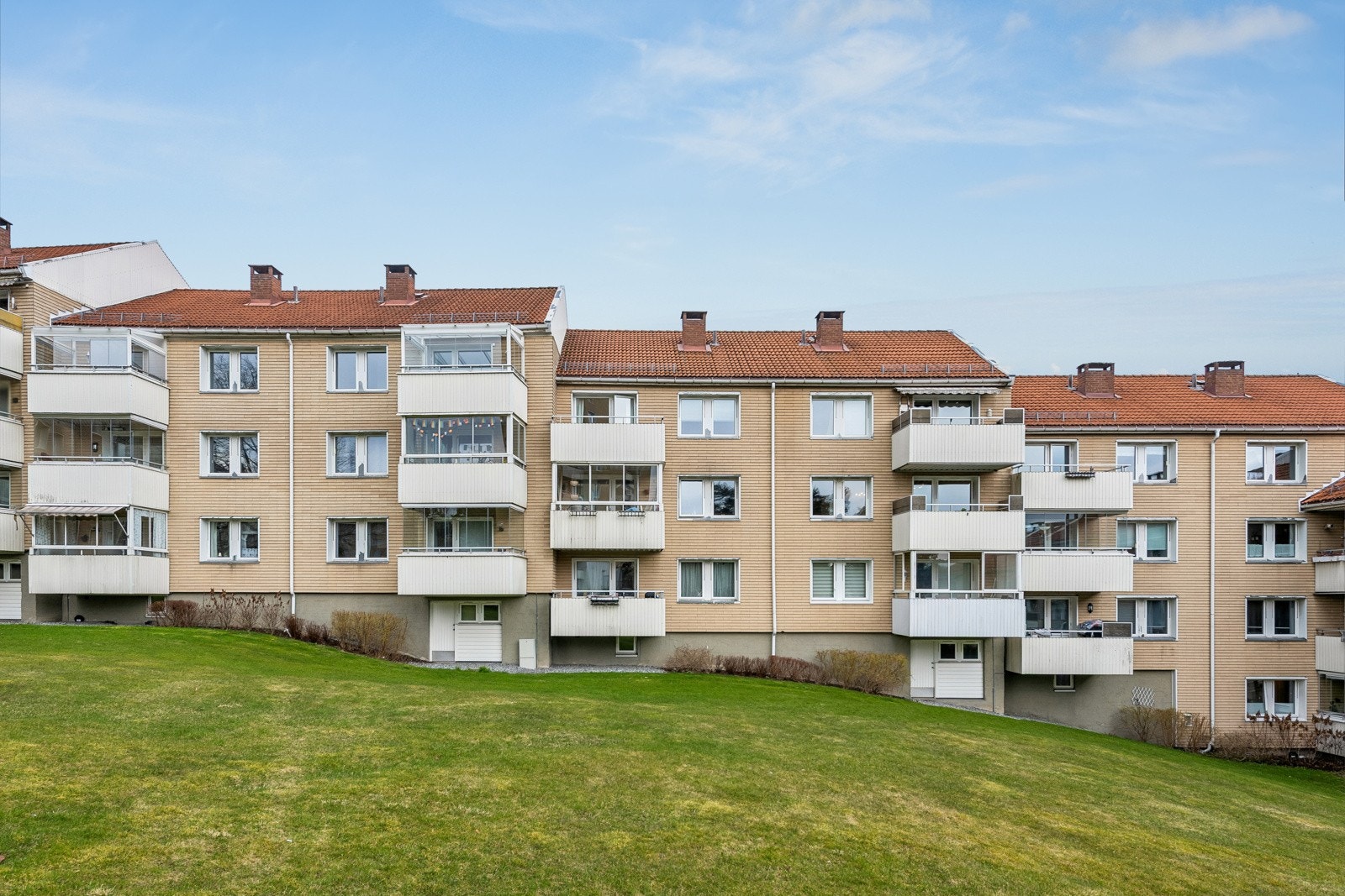 Fasade sett fra balkongsiden. Galleribilde