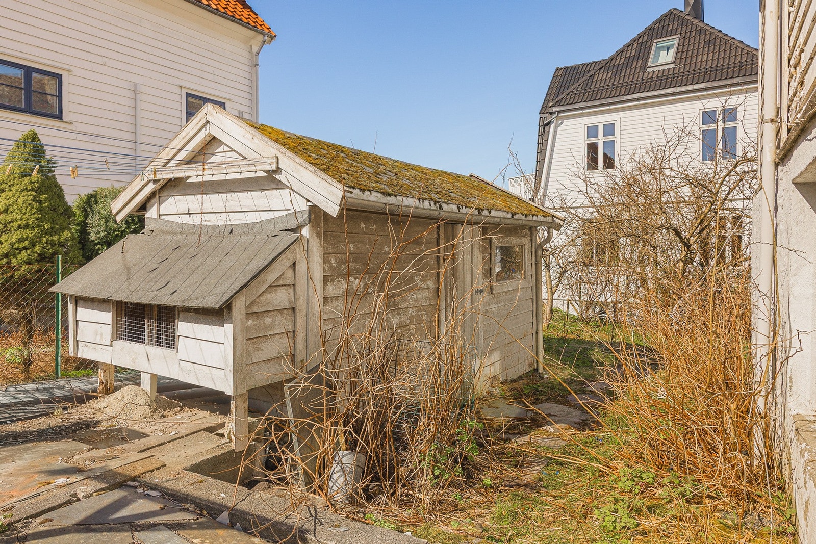 Hagen og tomten har stort potensiale. Galleribilde