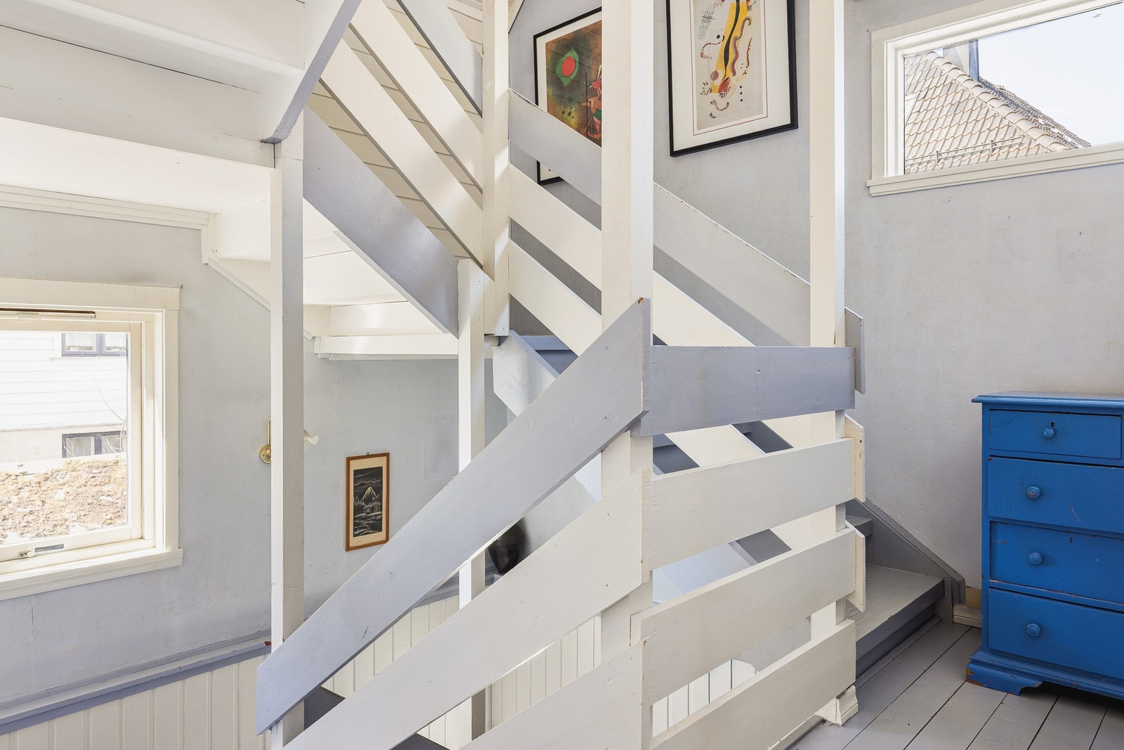 Vi beveger oss opp til boligens tredje etasje. Galleribilde