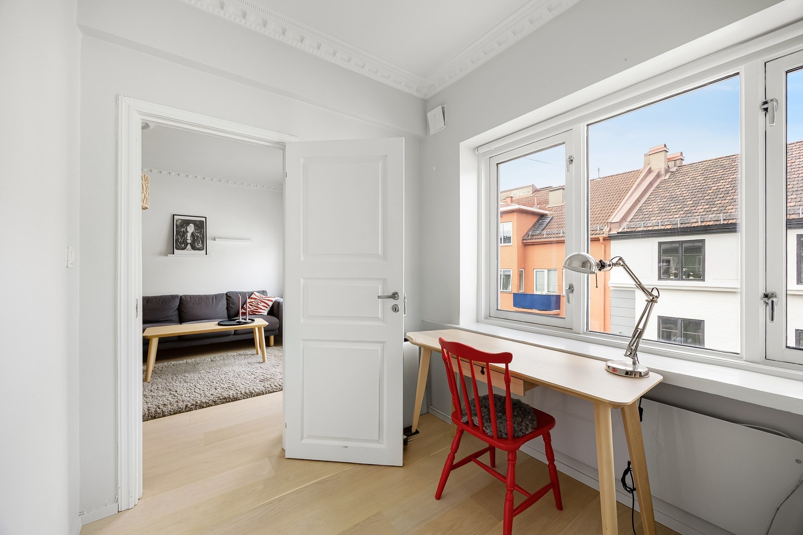 Rommet egner seg også godt som barnerom, kontor eller gjesterom. Galleribilde