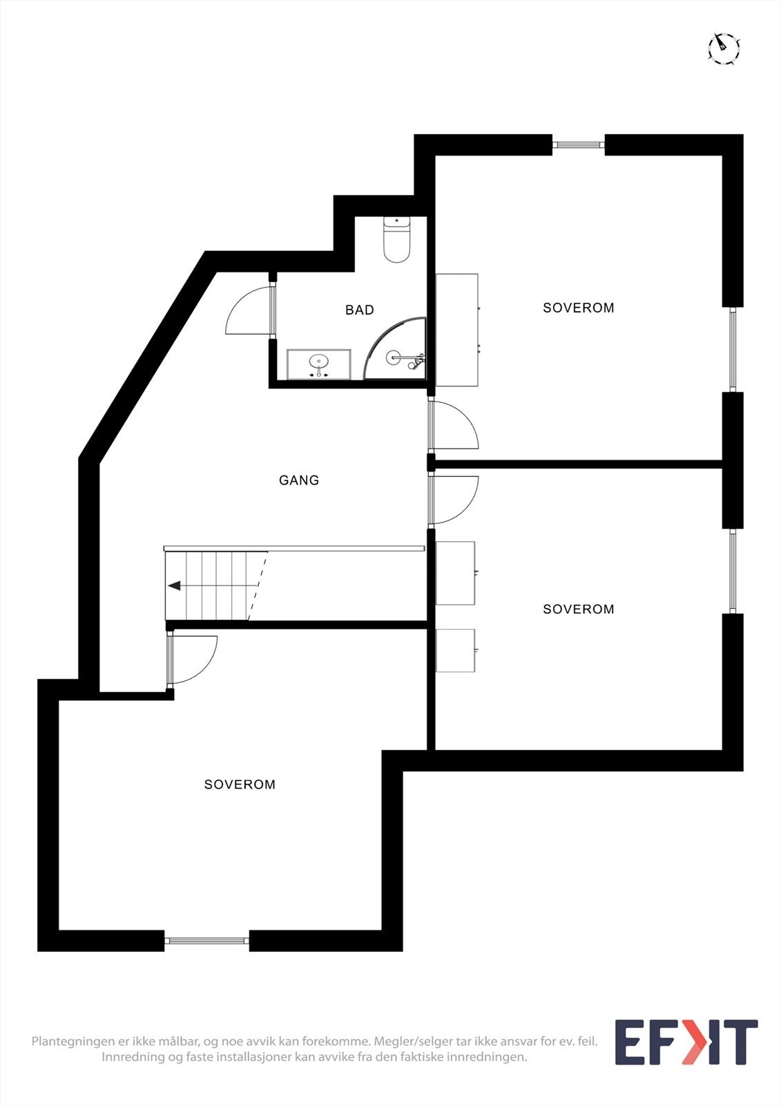 Planskisse 2. etasje. Galleribilde