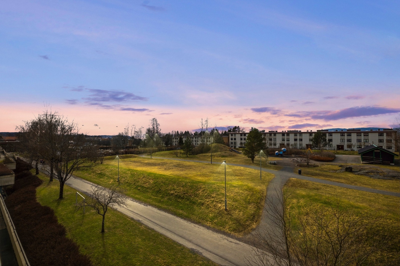 Lun kveldsstemning Galleribilde