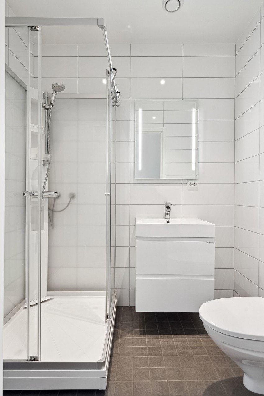 Bad 2 - Lik standard på begge badene.