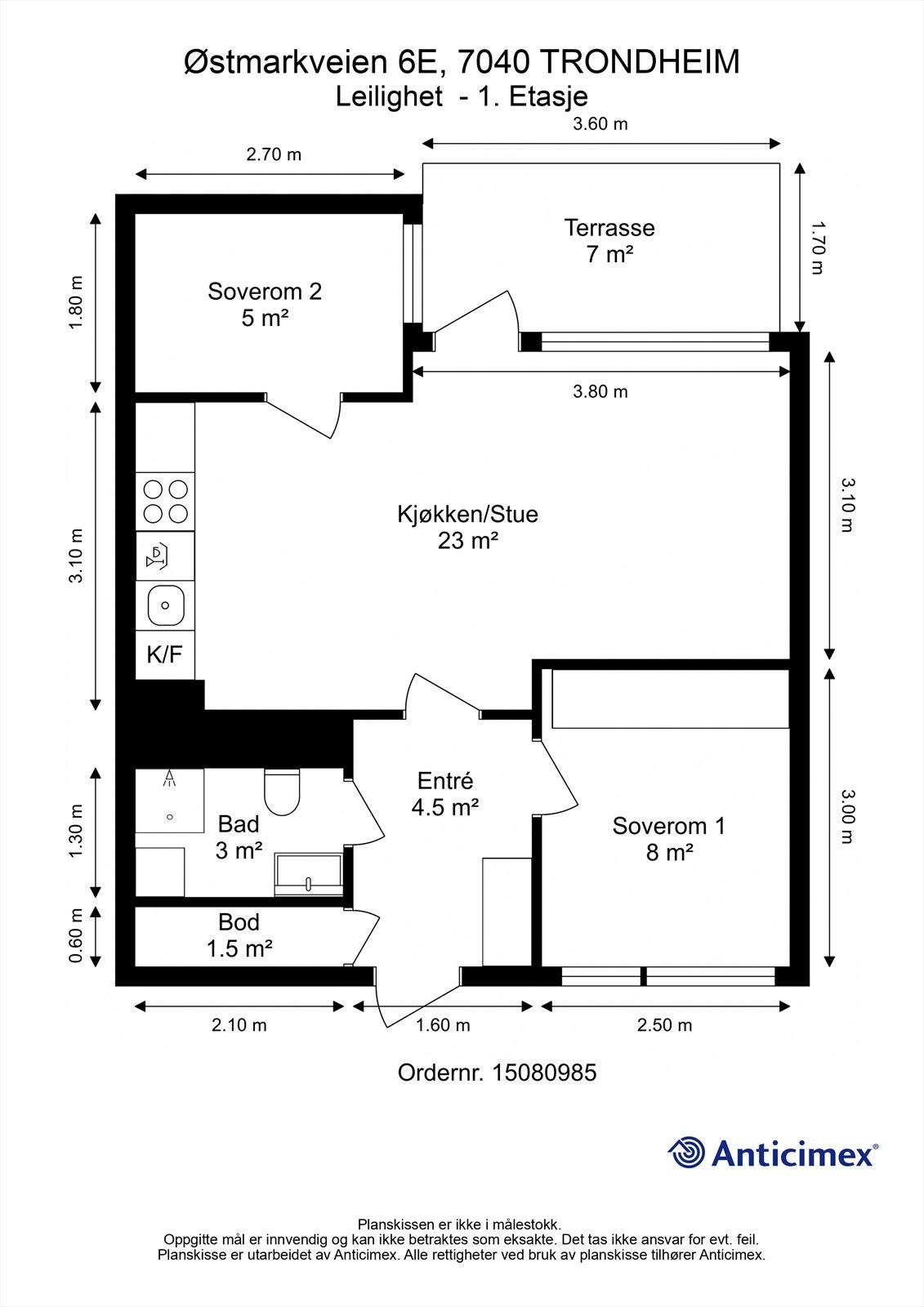 Planskisse. Galleribilde
