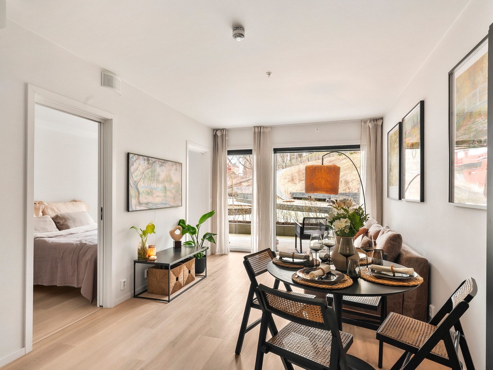 Velkommen til Sandstuveien 56 C og denne lekre 2-roms leiligheten! Foto: Sebastian Cruz Galleribilde