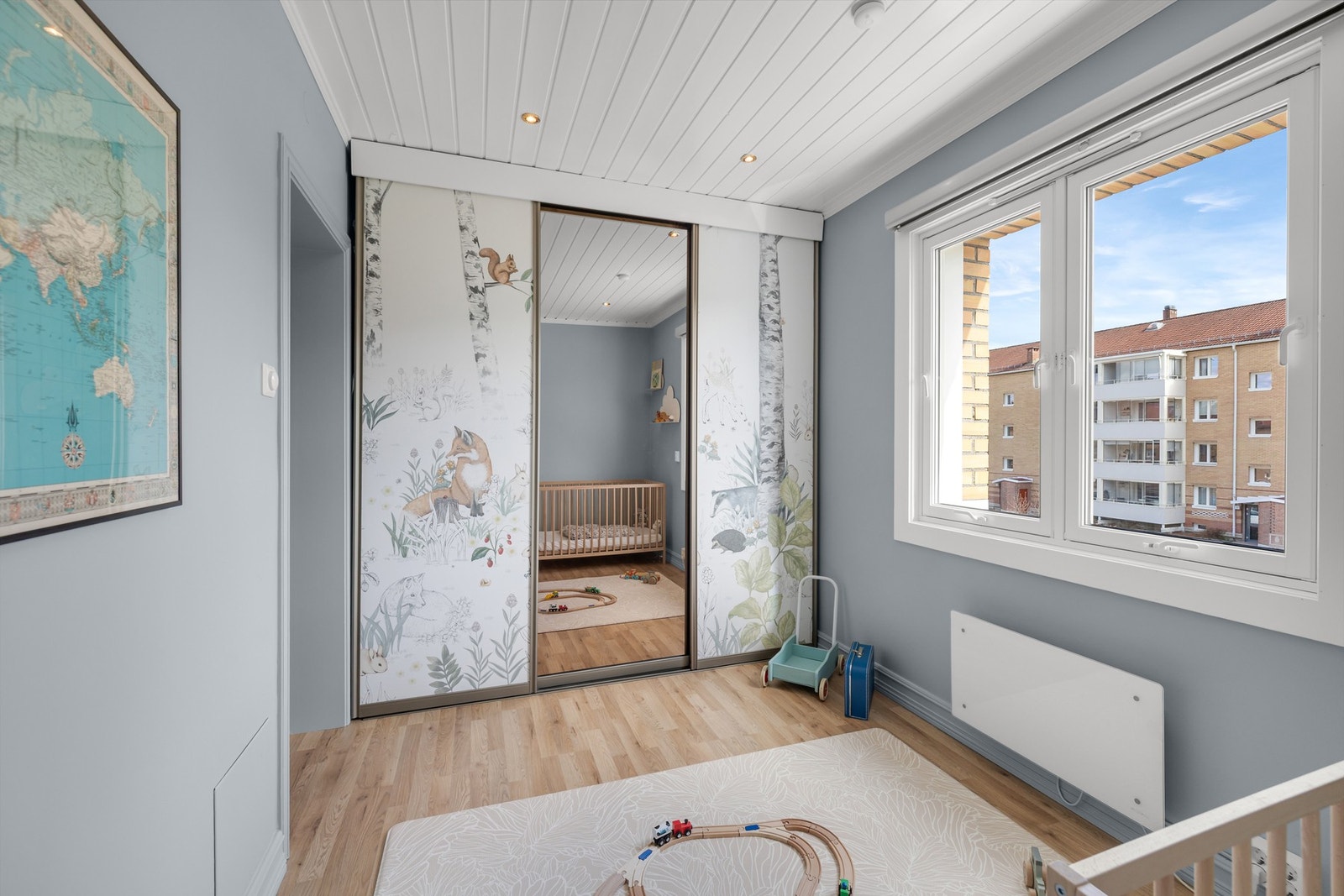 Soverom nr. 2 passer ypperlig som barnerom, gjesterom eller kontor - alt etter ønske og behov. Galleribilde