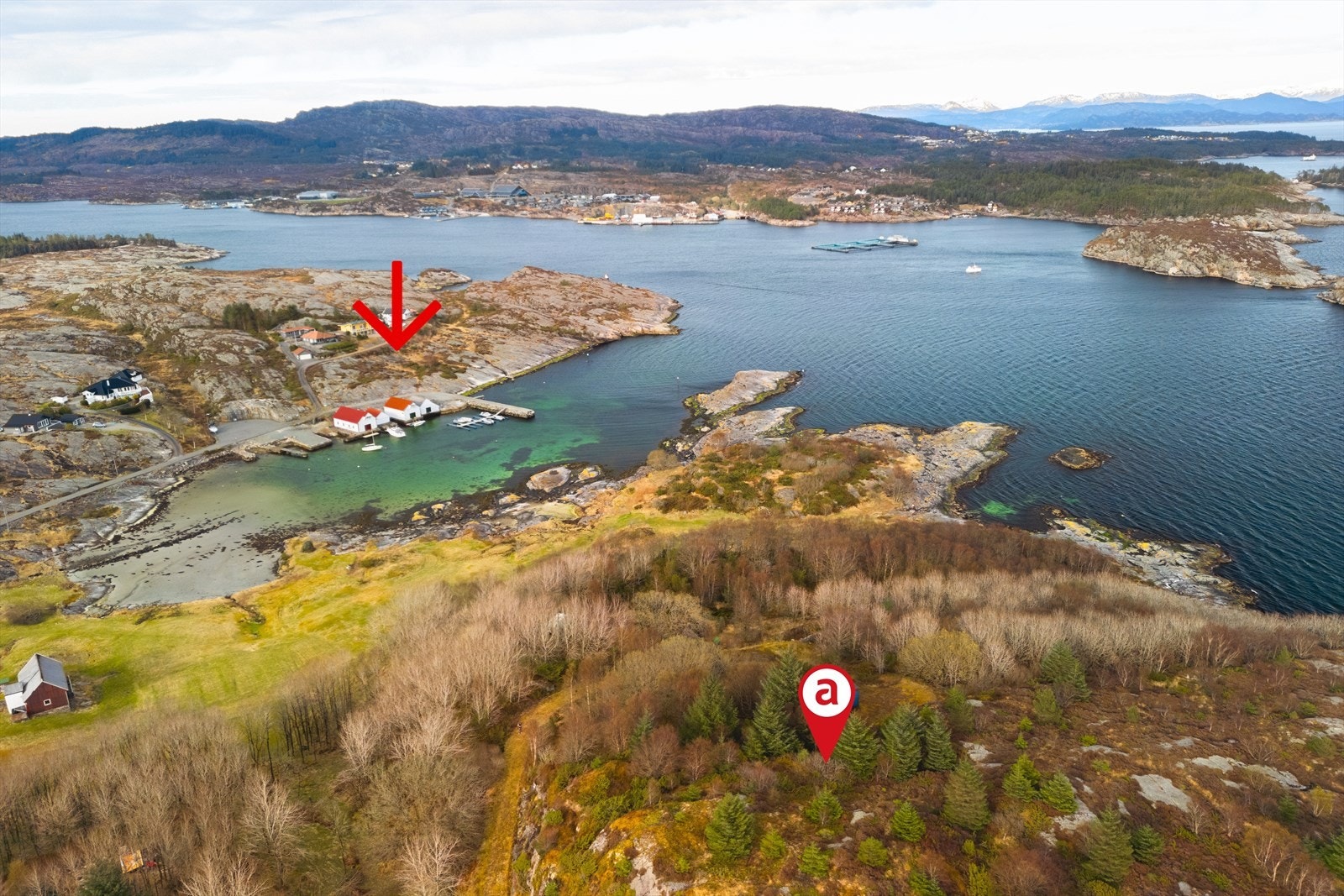 Like i nærheten, i Sælevika, finner du en lun småbåthavn Galleribilde