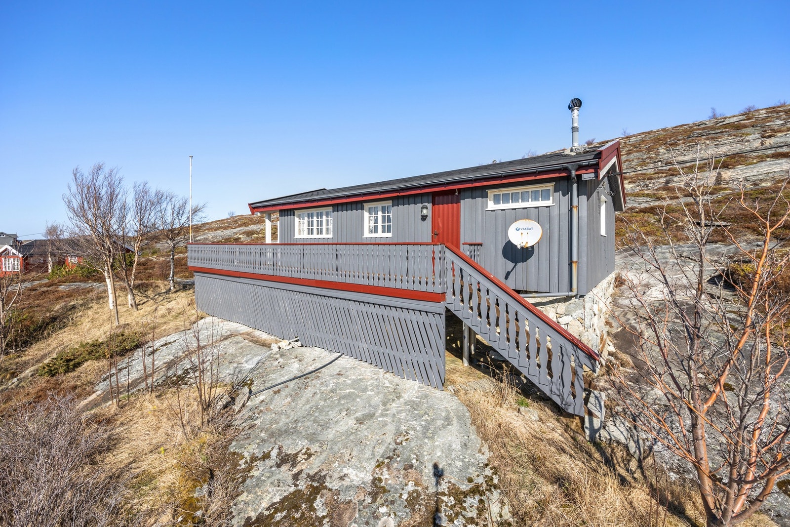 Inngangsparti fra terrassen Galleribilde